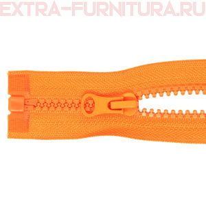 Молния Трактор Т5 1 замок 55см, цв.157 оранжевый, LOGO