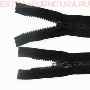 Молния Трактор Т5  2 замка 75 см, цв.322 черный