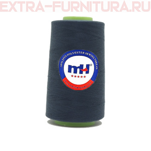 Нитки МН 40/2 п/э  5000 ярдов №350 серо-синий