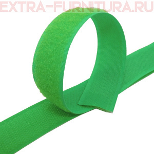 Лента контакт 25мм цв.зеленый 5153 (25м)