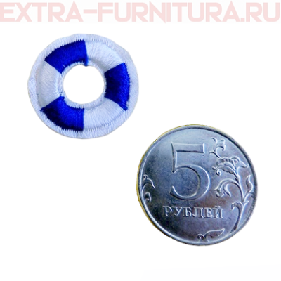 Термоаппликация MAGIC HOBBY MG-S0789.2 Круг цв.2 синий *