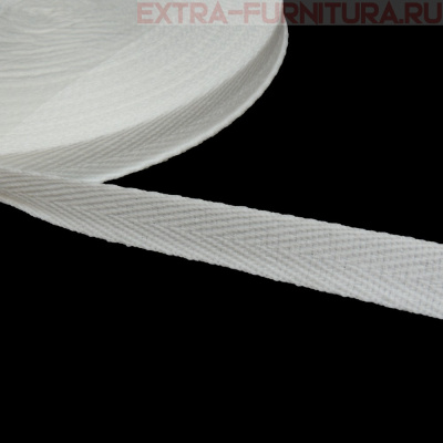 Лента киперная п/э 15 мм, отбеленная, уп.50, 13уп./130уп. (пл.2,8 г/м)