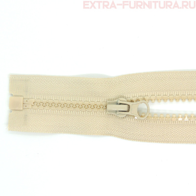 Молния Трактор Т5 1 замок 75см, цв.307 серо-бежевый, LOGO