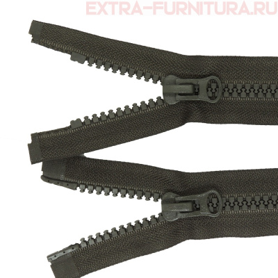 Молния Трактор Т8 2 замка 90см, цв.328 хаки темный, LOGO