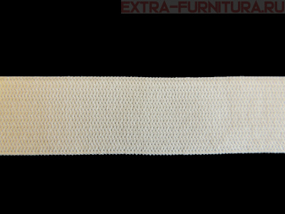 Резинка вязаная, 45мм, цв.белый (уп.-50м, 7уп./28уп.) "М"