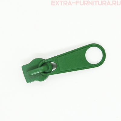 Бегунок к рулонной молнии тип 5, цв.243 зеленый