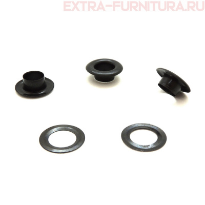 Люверсы 8 мм, (14,6*6,5 mm, h=6 mm.), оксид (уп.1000шт) Сторм