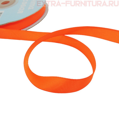 Лента репсовая IDEAL шир. 12 мм цв.751 ярко-оранжевый, уп.27,42м