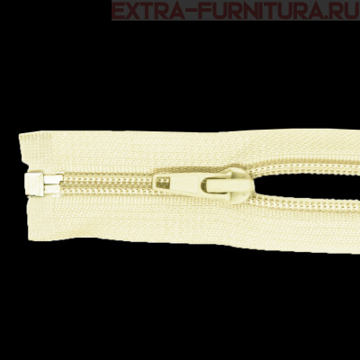 Молния Спираль разъемная Т5, дл. 75см, цв.306 молоко
