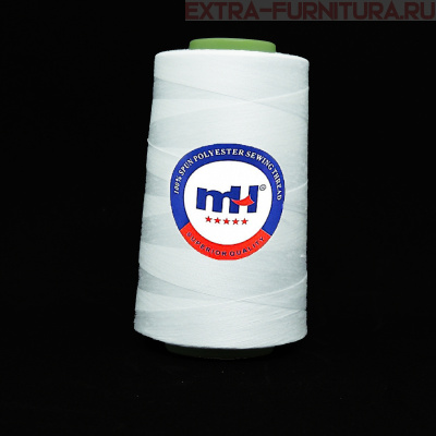 Нитки МН 40/2 п/э  5000 ярдов , цв.белый