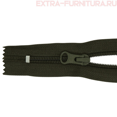 Молния Спираль неразъёмная дл. 20см, реверсивная Т5, цв.328 хаки LOGO